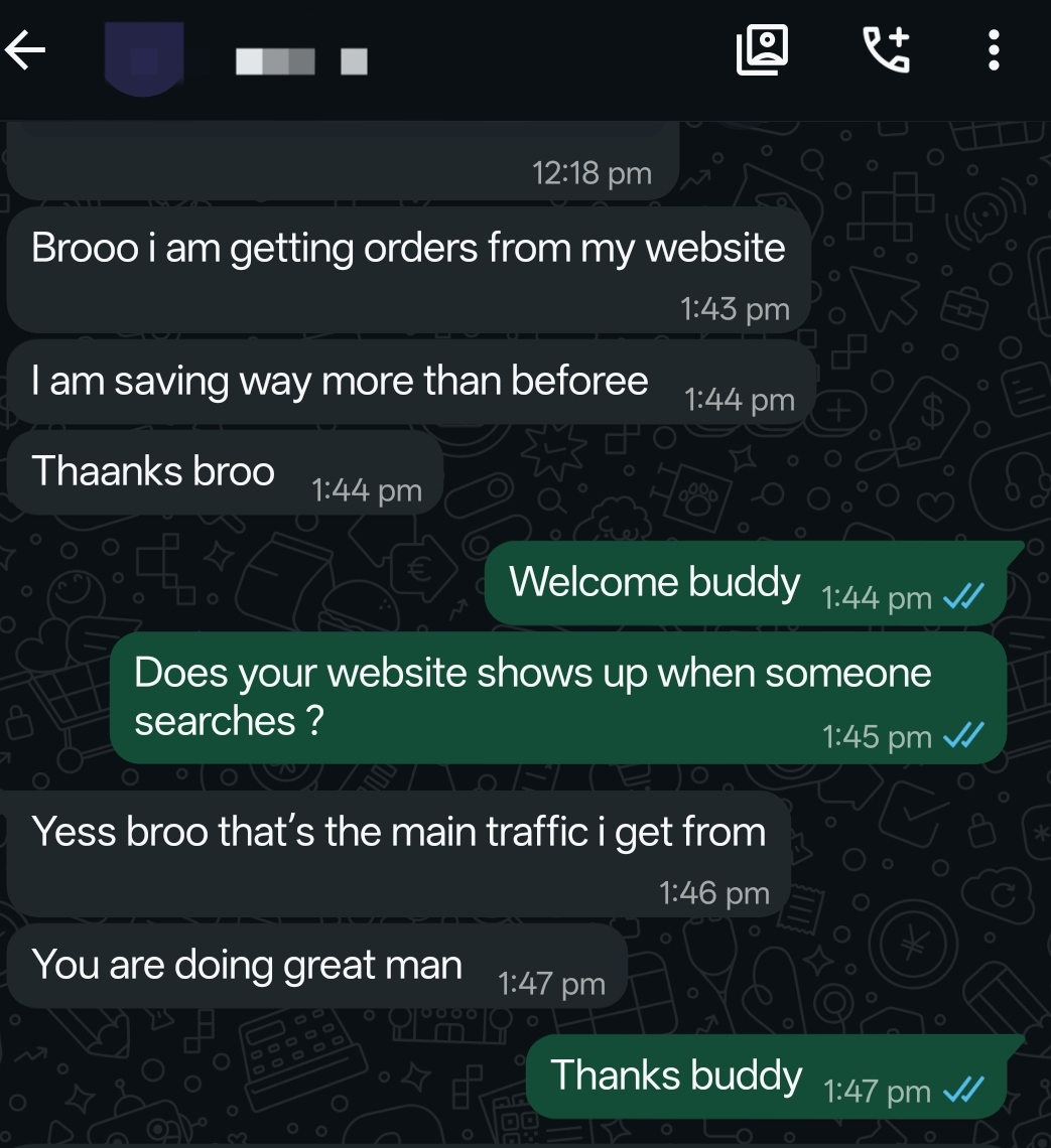 Client Testimonial